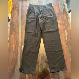 Ralph Lauren Black Dress Pants with Straight-Leg Cut